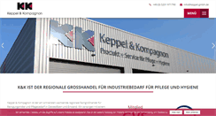 Desktop Screenshot of keppel-gmbh.de